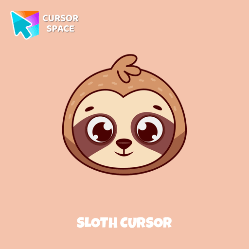 Sloth cursor arrow cursor